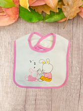 Pink Bear Bib